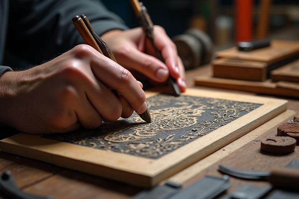Gravure artisanale savoir-faire traditionnel