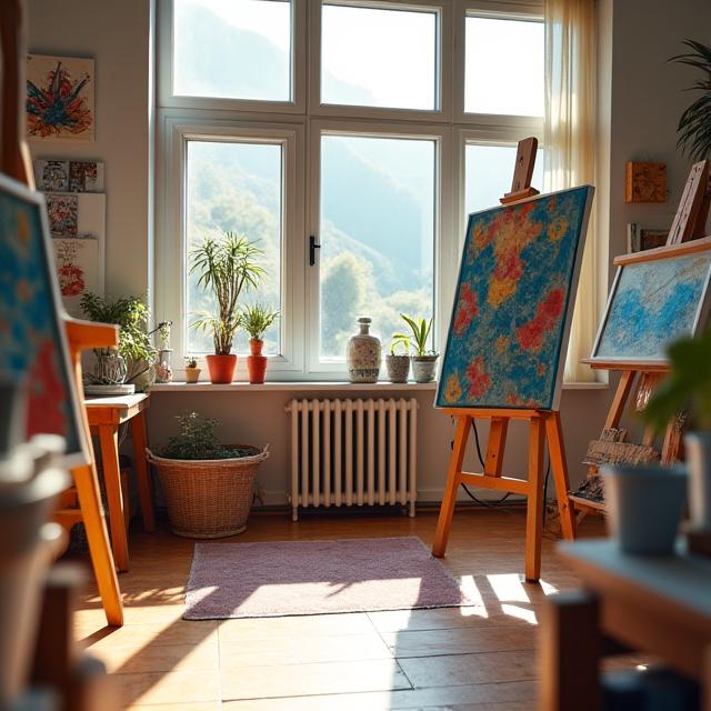 Atelier d'art créatif LunePinceau Arts Lausanne